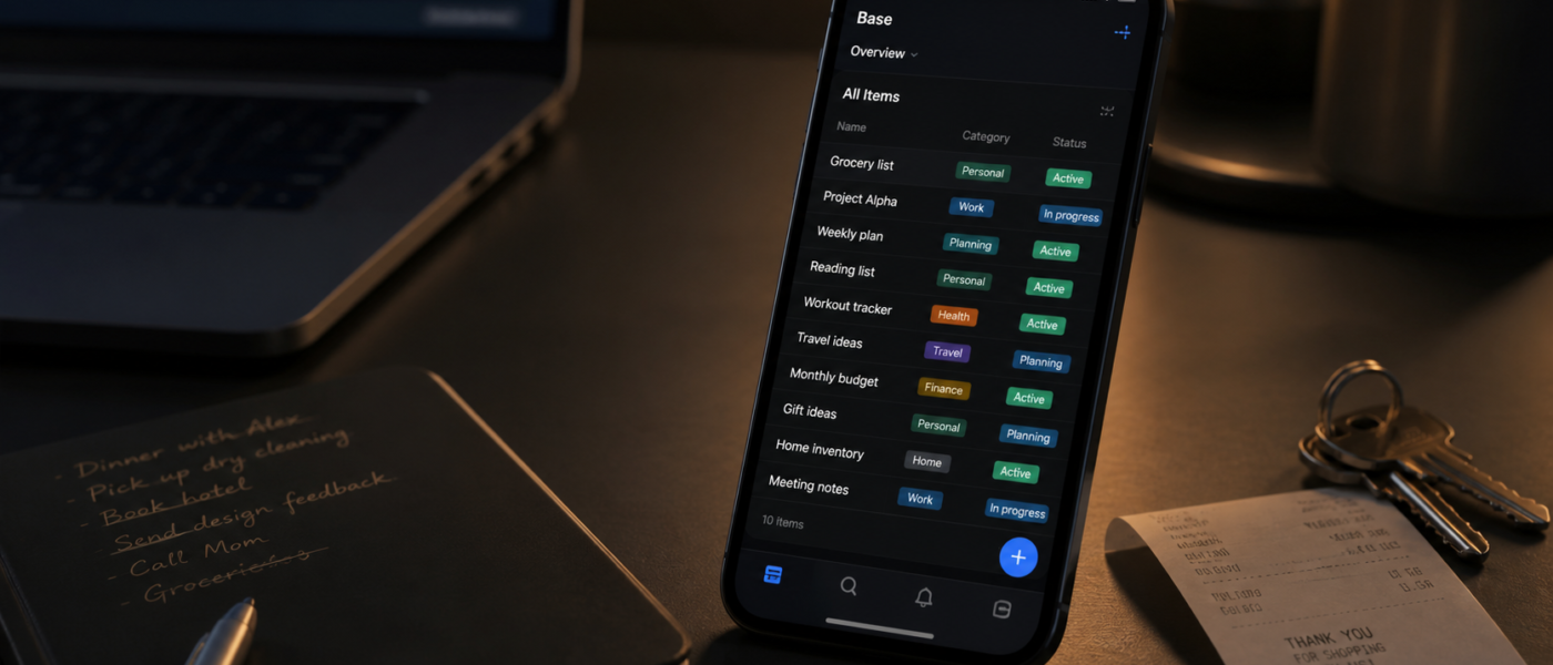 Personal Database App for iPhone: Track Life Better